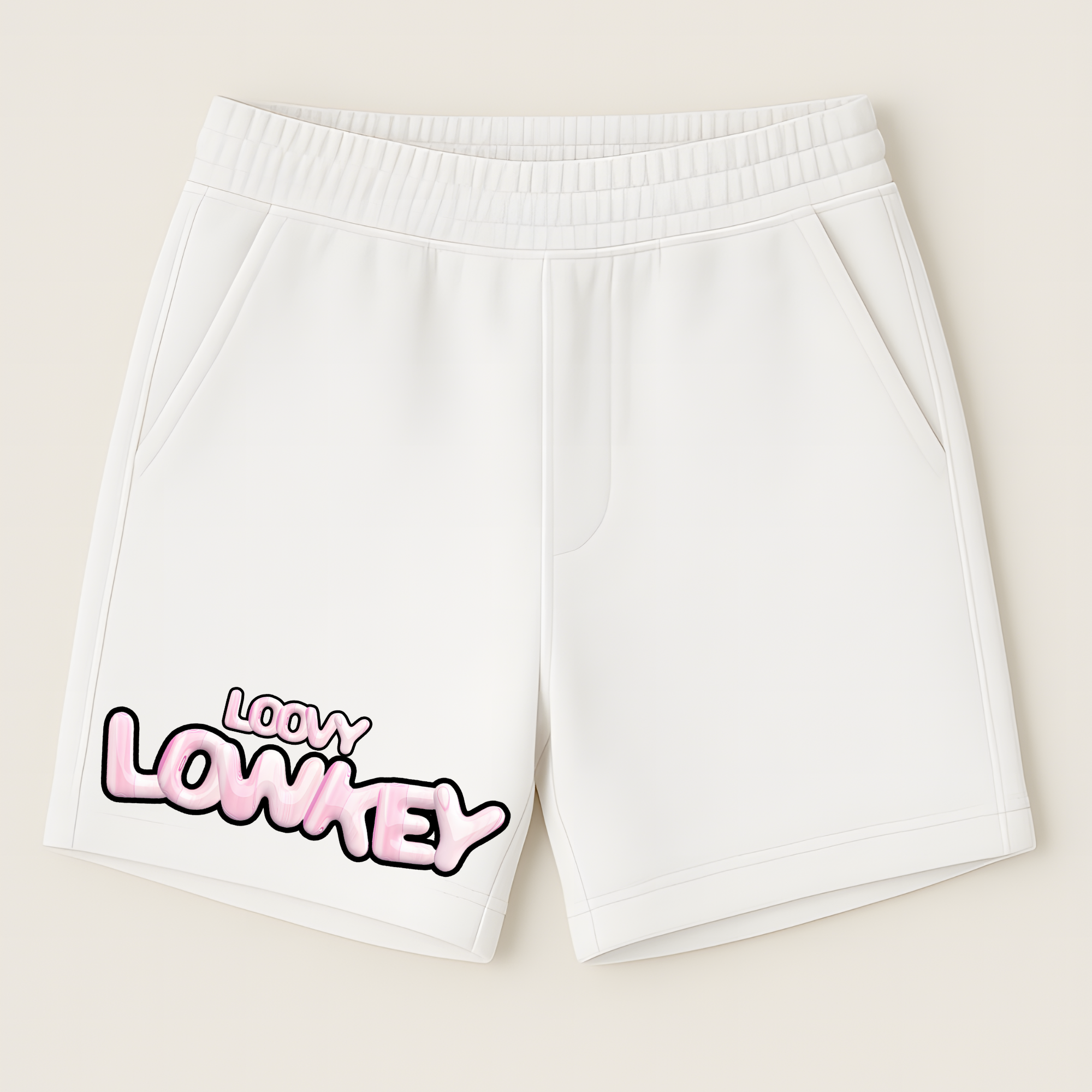LoovyAG "lowkey" white Short