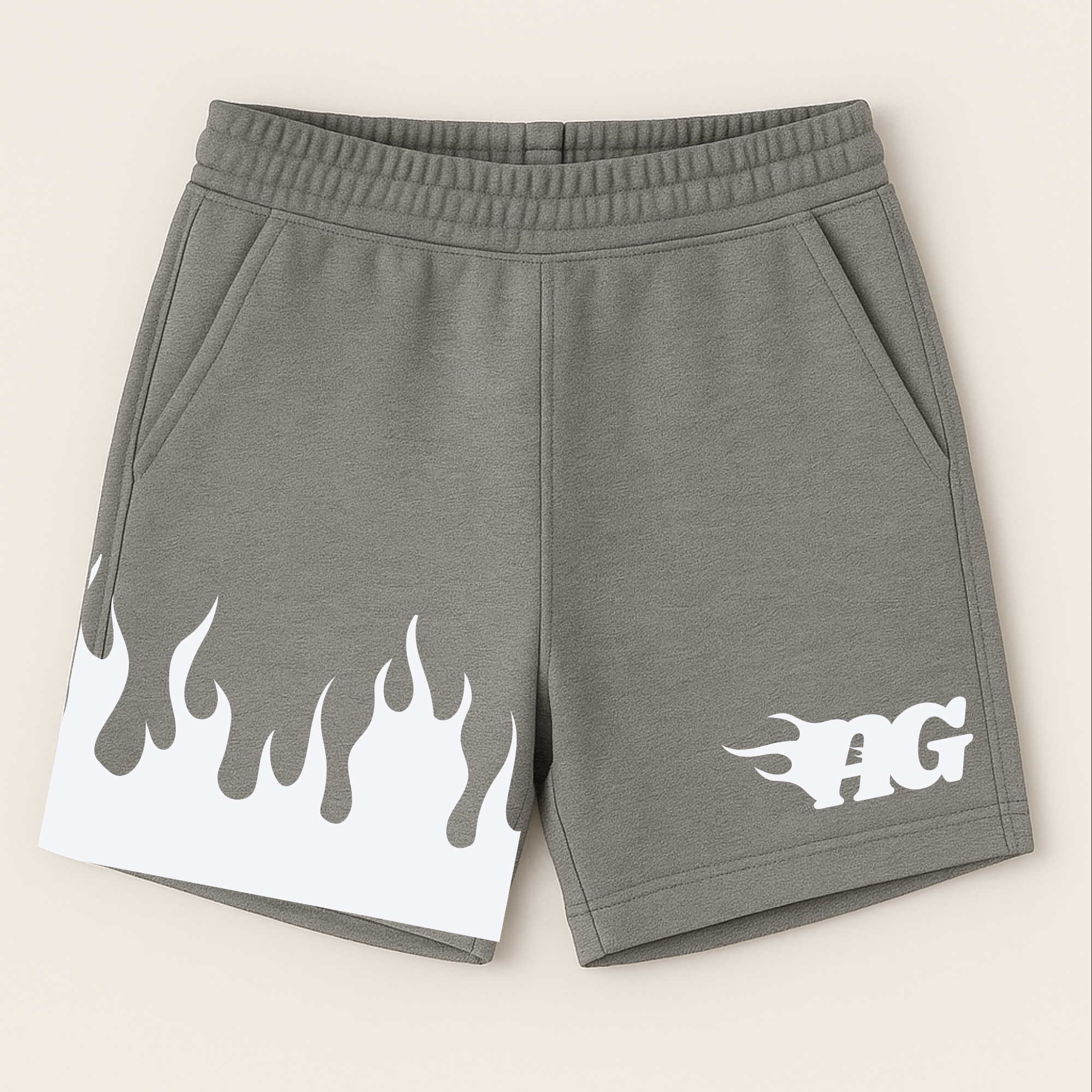 LoovyAg "purple flame" Shorts
