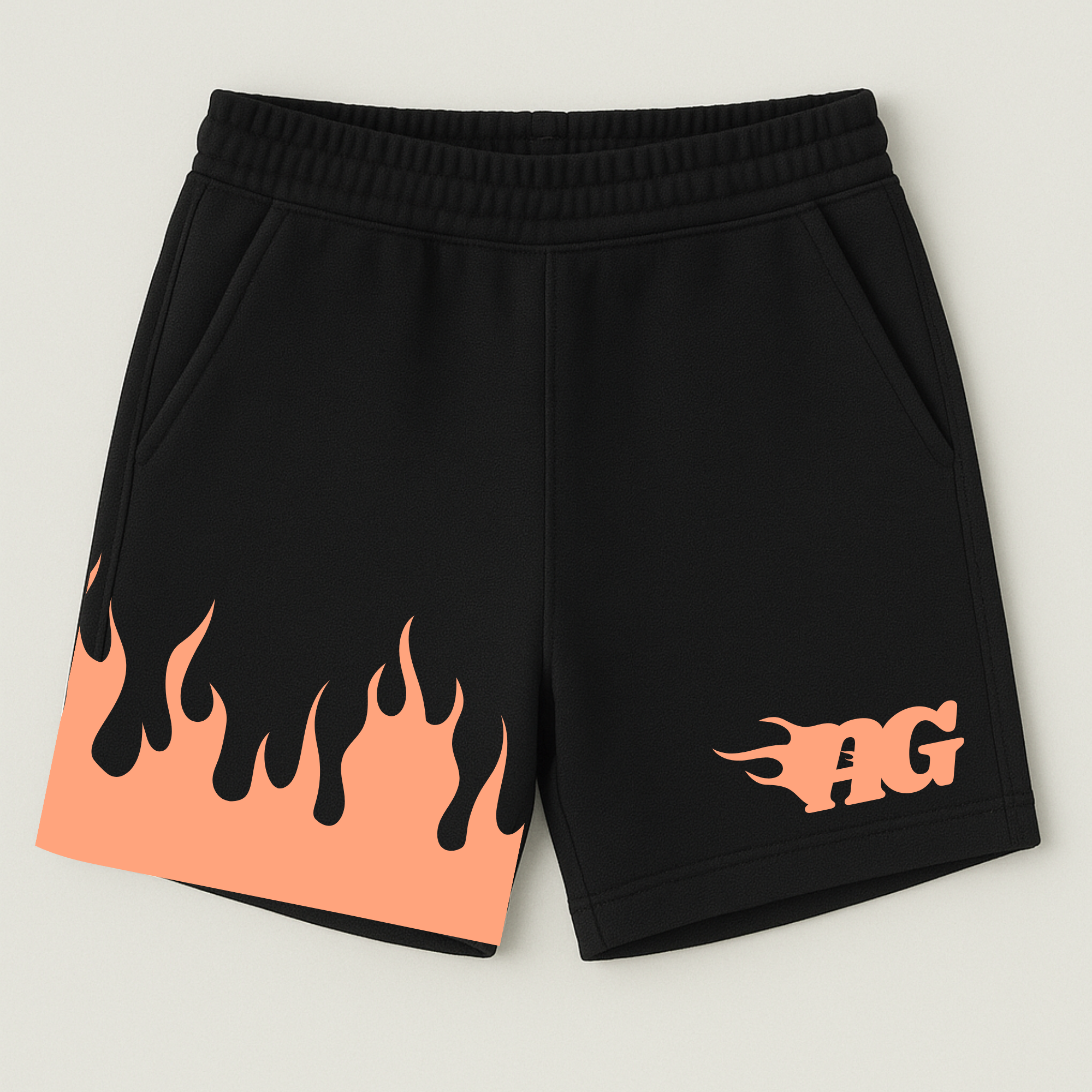 LoovyAg "purple flame" Shorts